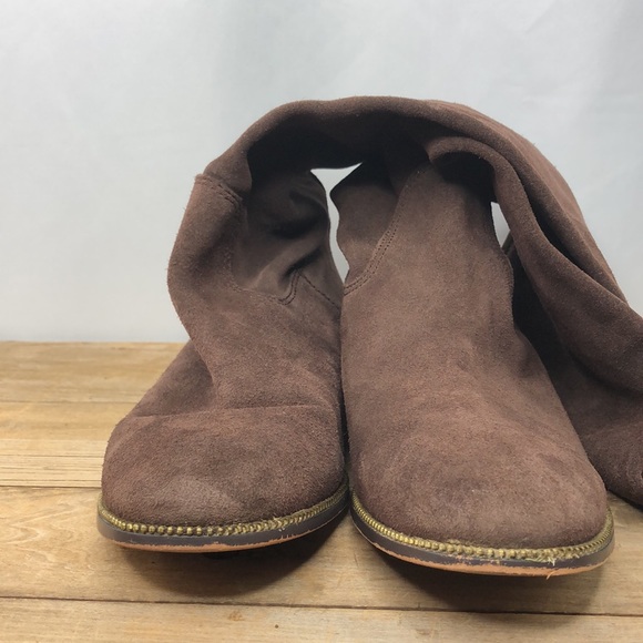 Michael Kors soft brown suede knee high boots, 11 - Picture 4 of 10